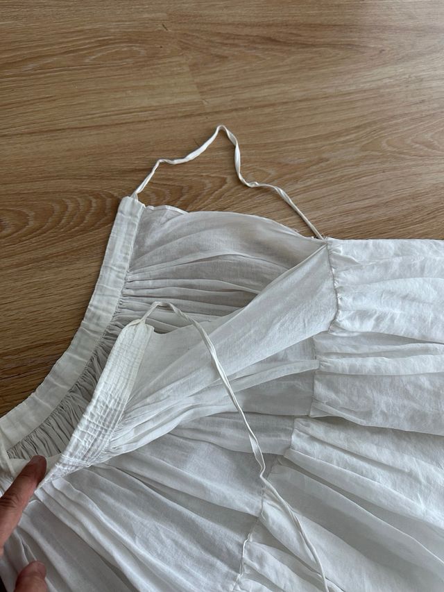 Enagua can-can blanca