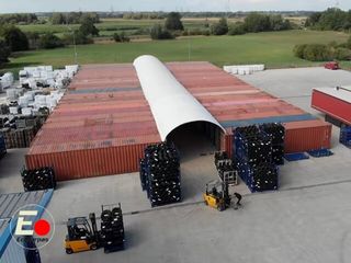 Cubierta entre contenedores marítimos. 20-40 pies