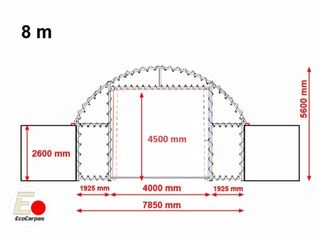 Cubierta entre contenedores marítimos. 20-40 pies