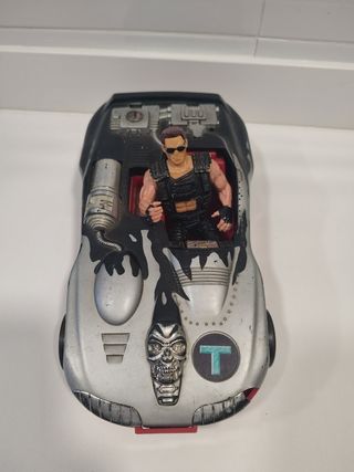 Figuras Terminator años 90, figura más coche.