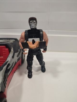 Figuras Terminator años 90, figura más coche.