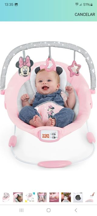Hamaca Bebé Minnie Mouse Bright Starts