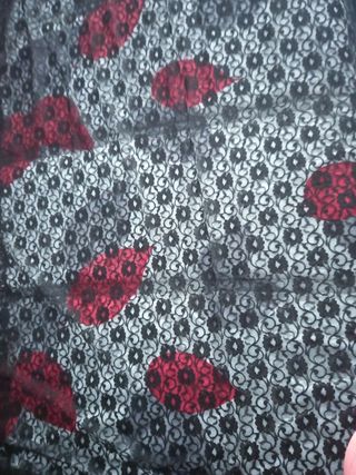Mantilla Fallera Negra