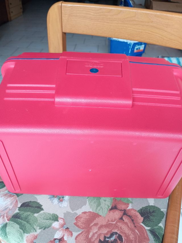 Valigetta trucco vintage rossa