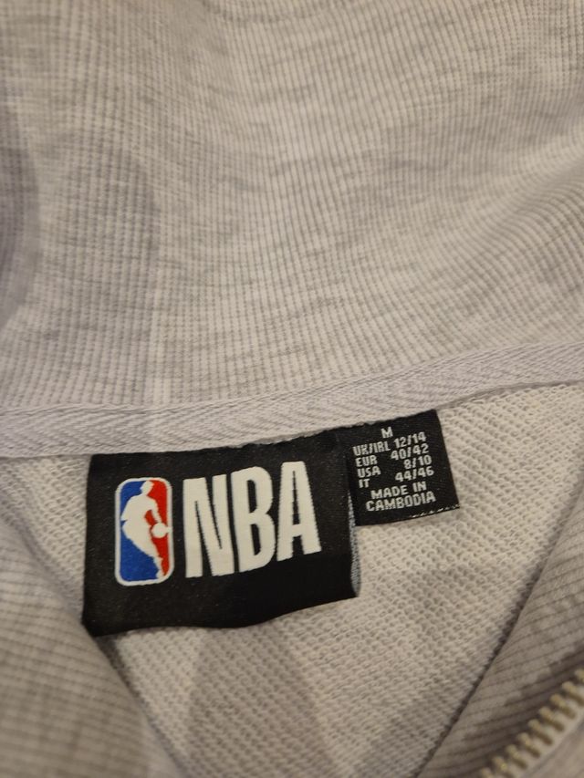 Sudadera NBA gris talla M