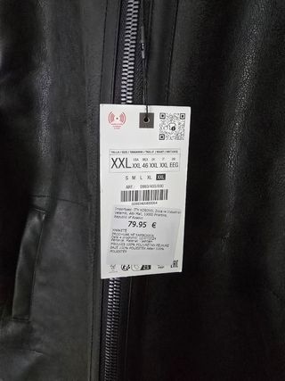 Cazadora Zara Hombre - Talla XXL