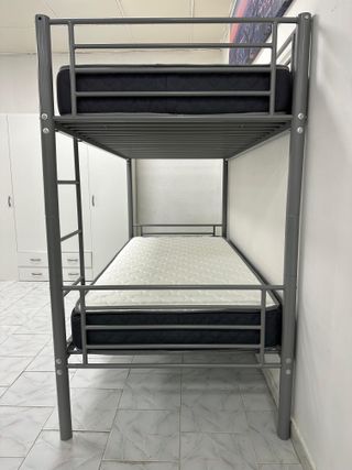 NUEVA LITERA METALICA + 2 COLCHONES 90X190