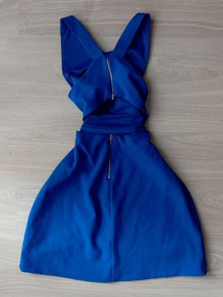 Vestido Zara corto verano azul elegante Talla M
