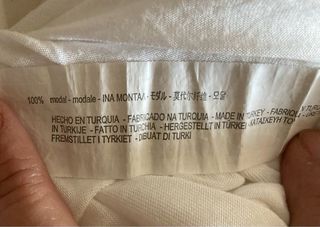 Camiseta Zara blanca tirantes