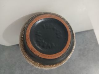 Vaso in Ceramica Terracotta Fat Lava West Germany 