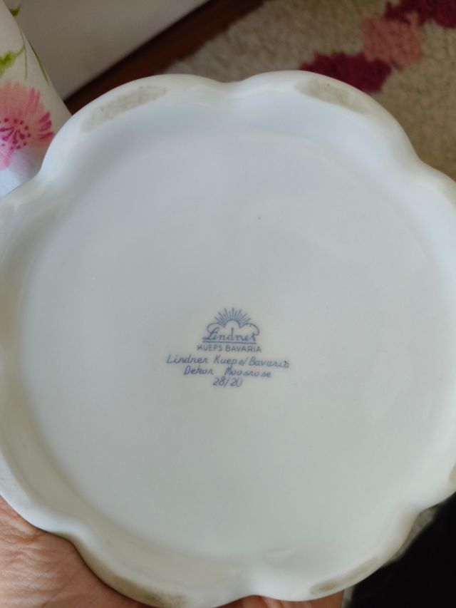 Vaso in porcellana Linder Bavaria