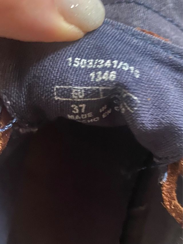 Scarpe in tela con lacci