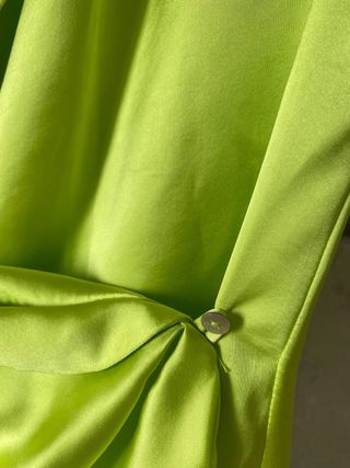 Vestido Zara verde lima - Talla M