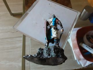 Figura caballero medieval plomo