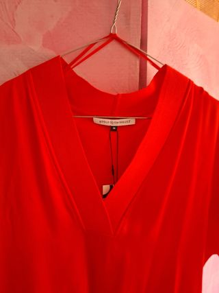Blusa Adolfo Domínguez roja - Talla 5