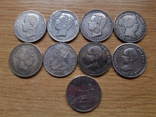 9 replicas monedas españolas