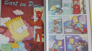 Bart en Paris ,SIMPSON