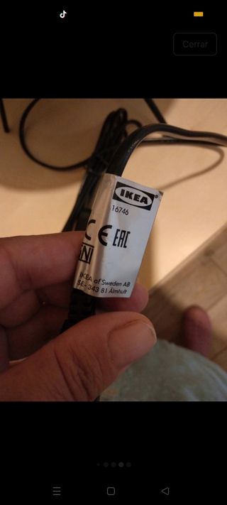 Lampara Ikea -para mueble