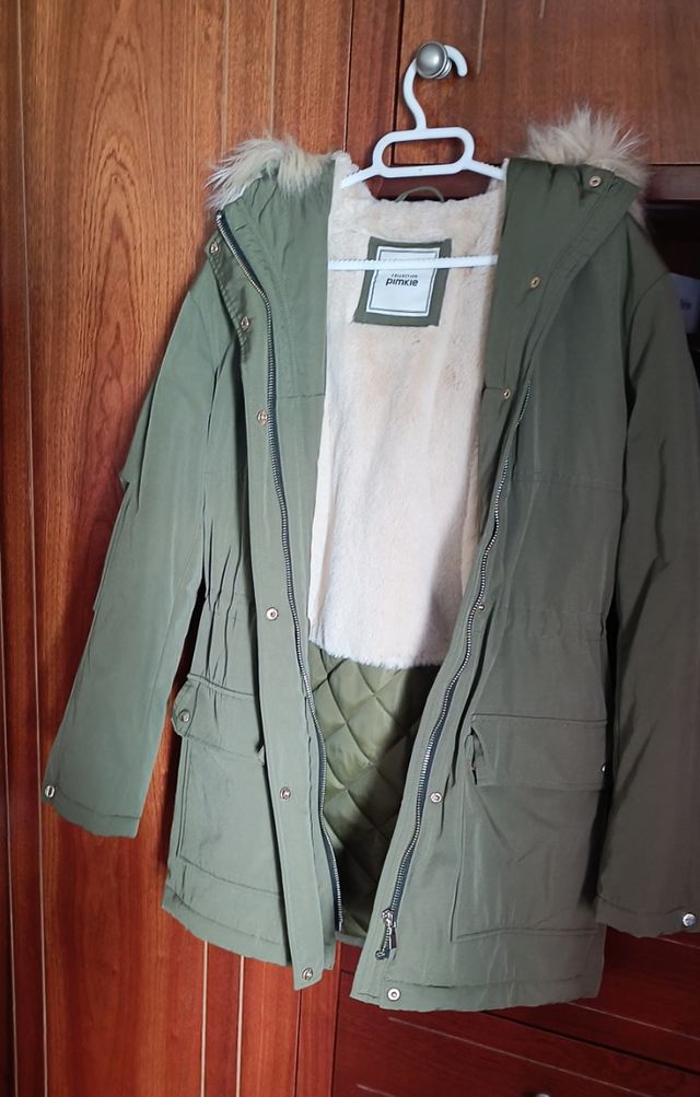 Abrigo Verde Abrigo De Pelo Pimkie Abrigo De Pelo Pinkie Gabardina