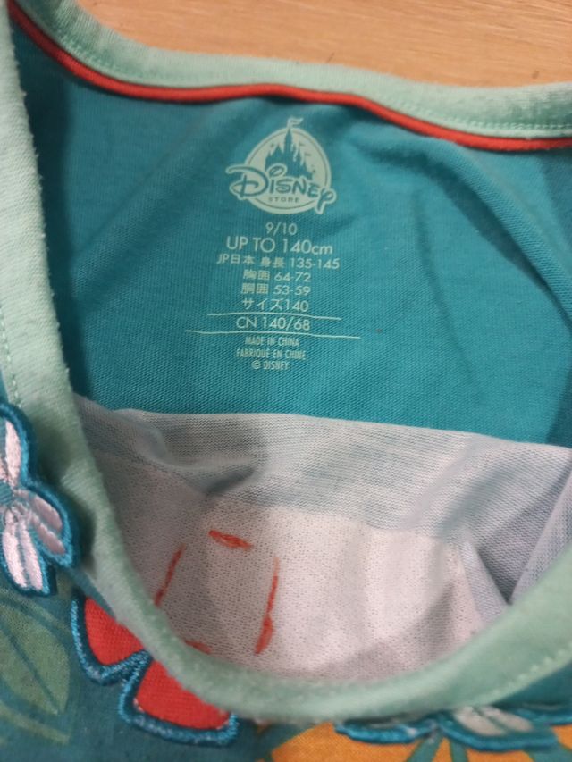 Pijama Vaiana Disney niña 9-10 hasta 140 cm