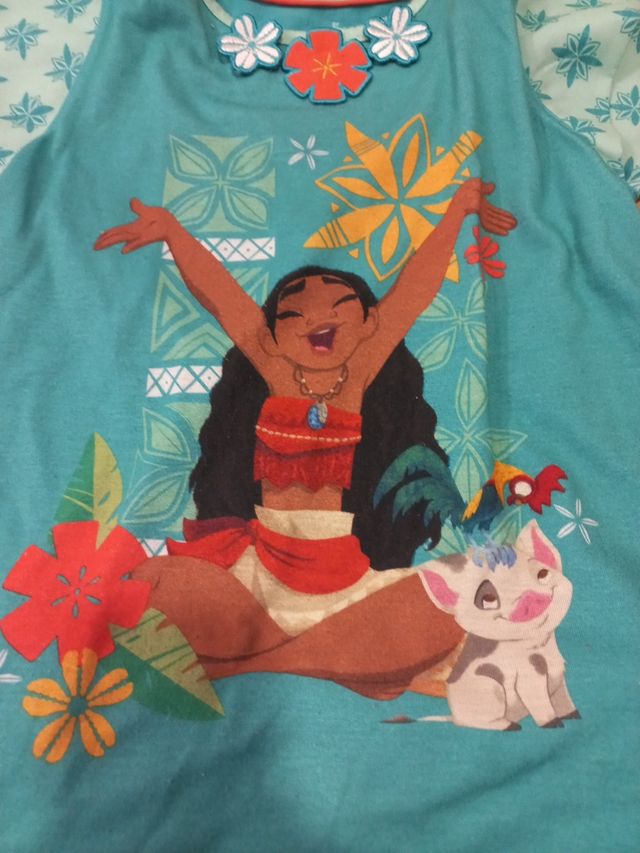 Pijama Vaiana Disney niña 9-10 hasta 140 cm
