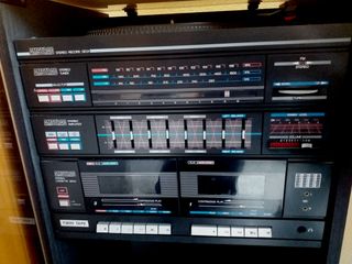 Equipo musica stereo cassete con toca discos Marca