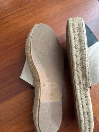 Zapatillas Zara - Beige y Negro