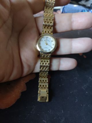 Reloj Louis Valentin vintage dorado