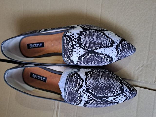 Zapatos CUPLE serpiente - planos
