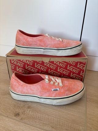 Zapatillas Vans Authentic Sparkle Coral