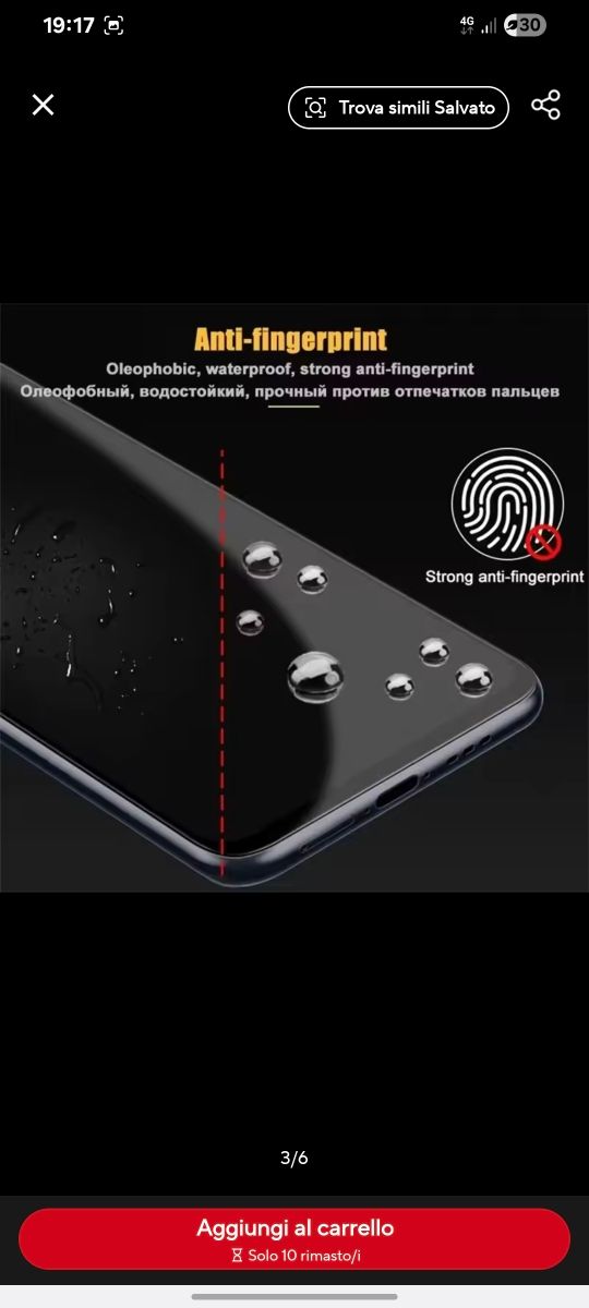 Samsung S10 Pellicole hydrogel 