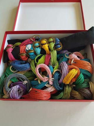 Pulseras calabrote multicolor