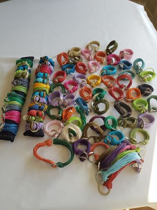 Pulseras calabrote multicolor
