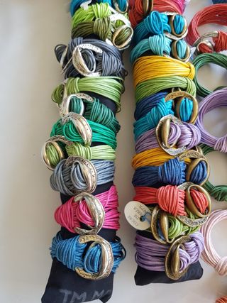 Pulseras calabrote multicolor