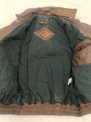 Cazadora Lottusse vintage marrón