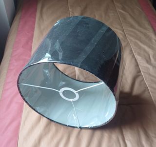 Pantalla lámpara negra - Decoración