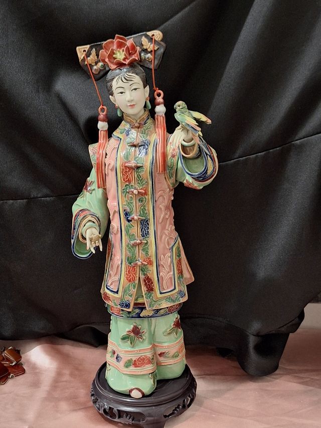 Statua Geisha Porcellana