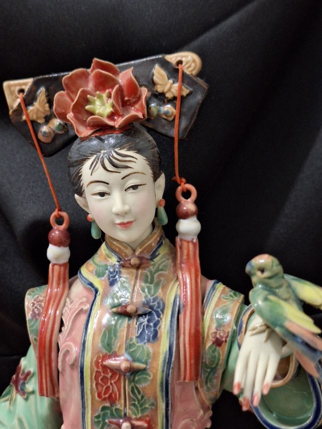 Statua Geisha Porcellana