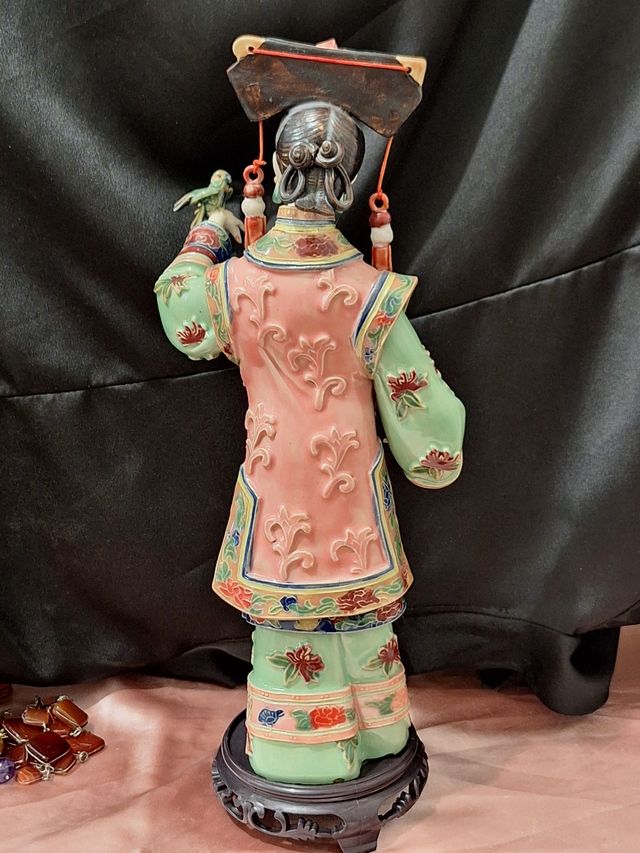 Statua Geisha Porcellana