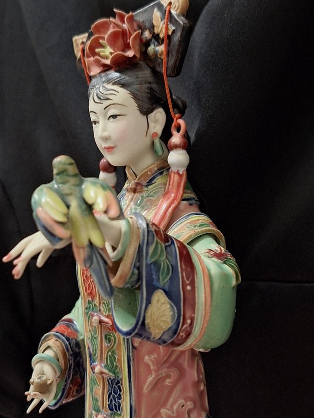 Statua Geisha Porcellana