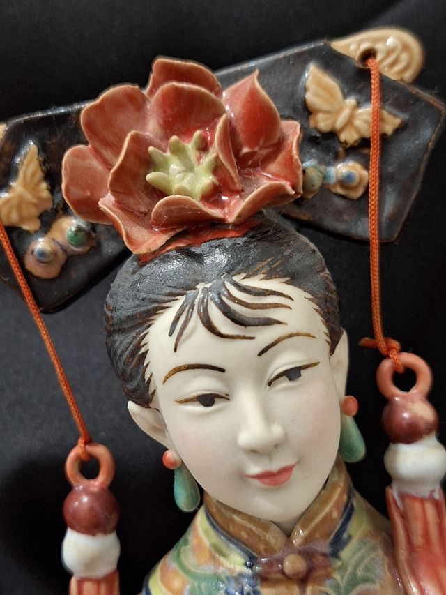 Statua Geisha Porcellana