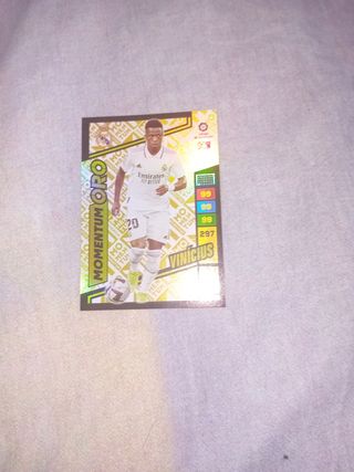 Carta Vinicius Jr. Momentum Oro
