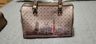 3 Bolsos: Dorado, Rosa - ¡Como nuevos!