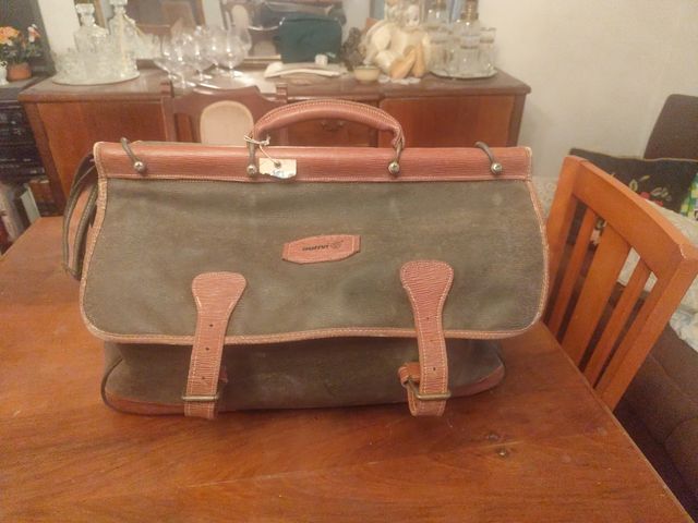 Bolso de viaje SANVI marrón-verde