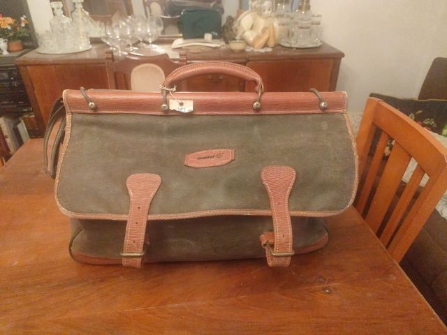 Bolso de viaje SANVI marrón-verde