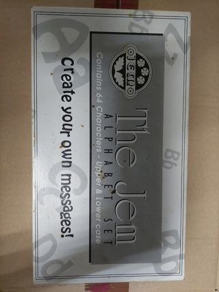 Set Alfabeto The Jem - 64 Timbri