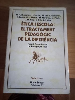 Ética i Escola,Tractament de la diferencia .