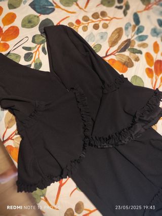 Traje flamenca negro - 2 puestas, talla hasta 42