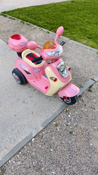 Moto eléctrica infantil 6V rosa