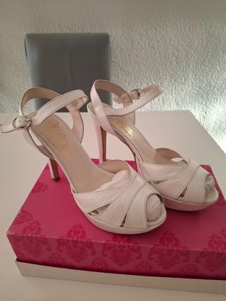 Sandalias novia BLANCO 39